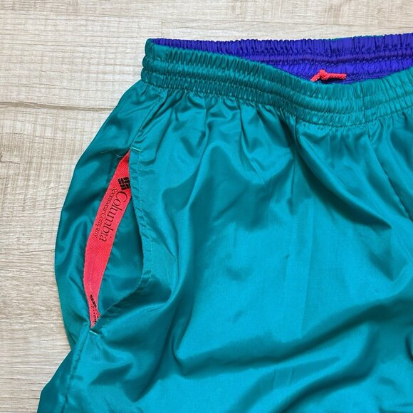 Y2K Nylon Track Pants Men's Large Columbia Windbreaker Gorpcore Hiking Jogger - Picture 6 of 10